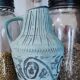 Vintage terracotta jug vase