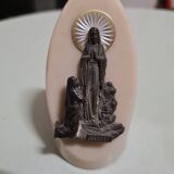 old religious ornament souvenir of Lourdes Rare
