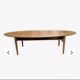 Table basse scandinave des années 80
