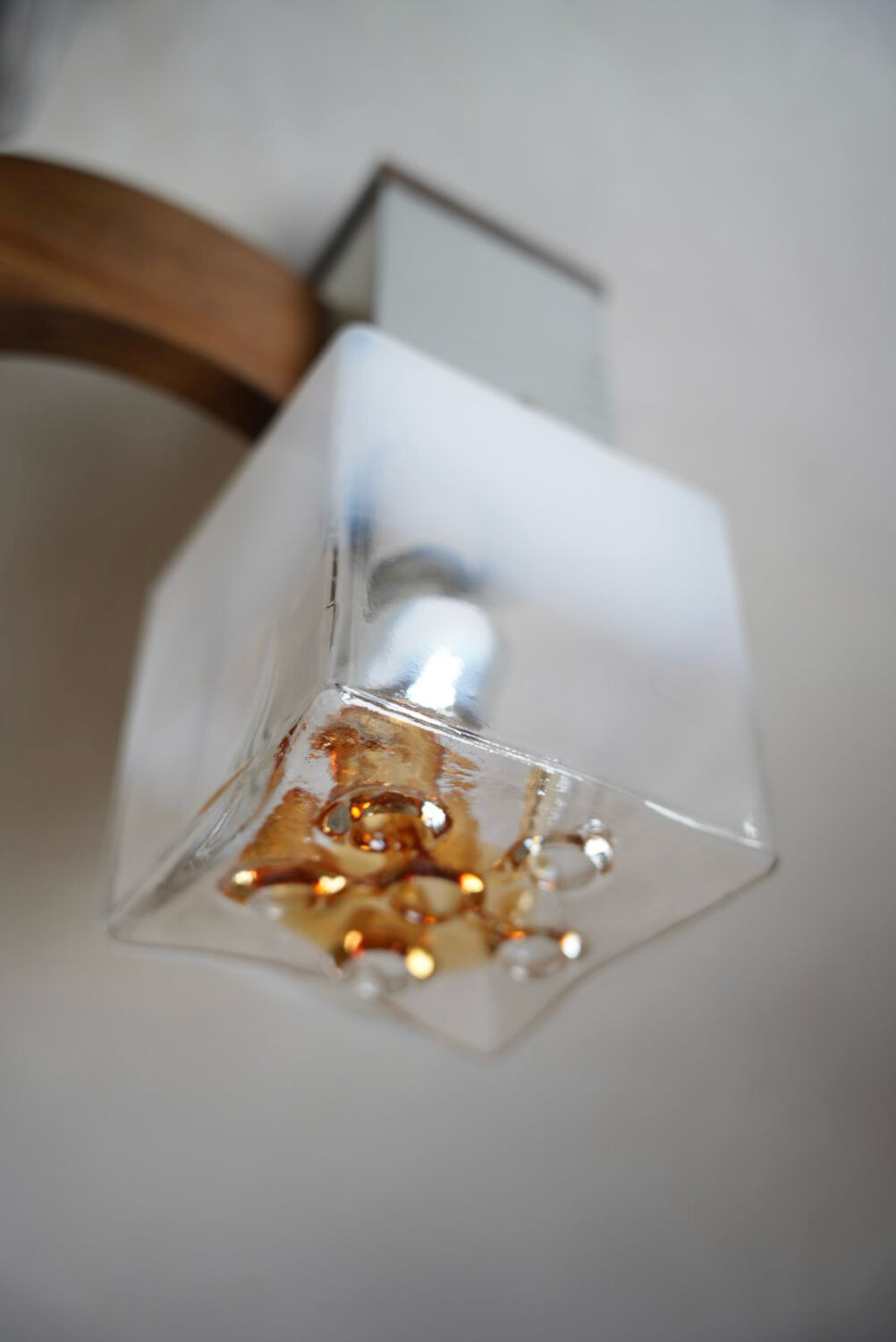 Cubic chandelier by Gaetano Sciolari for Mazzega