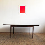 Table à manger extensible vintage en palissandre, modèle 227 par Arne Vodder pour Sibast