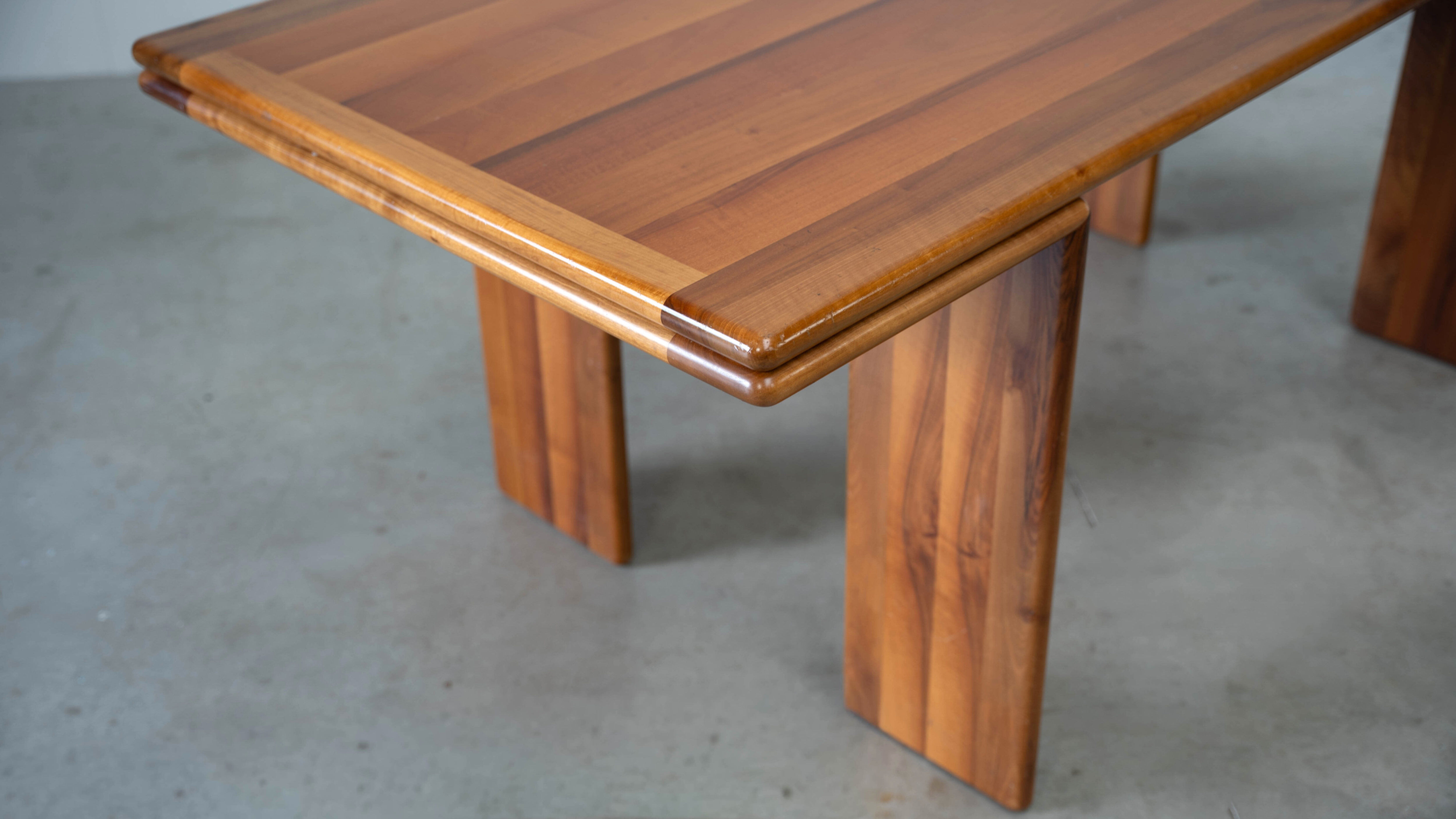 Sculptural Italian dining table