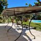Table de jardin en fer forgé 300 cm