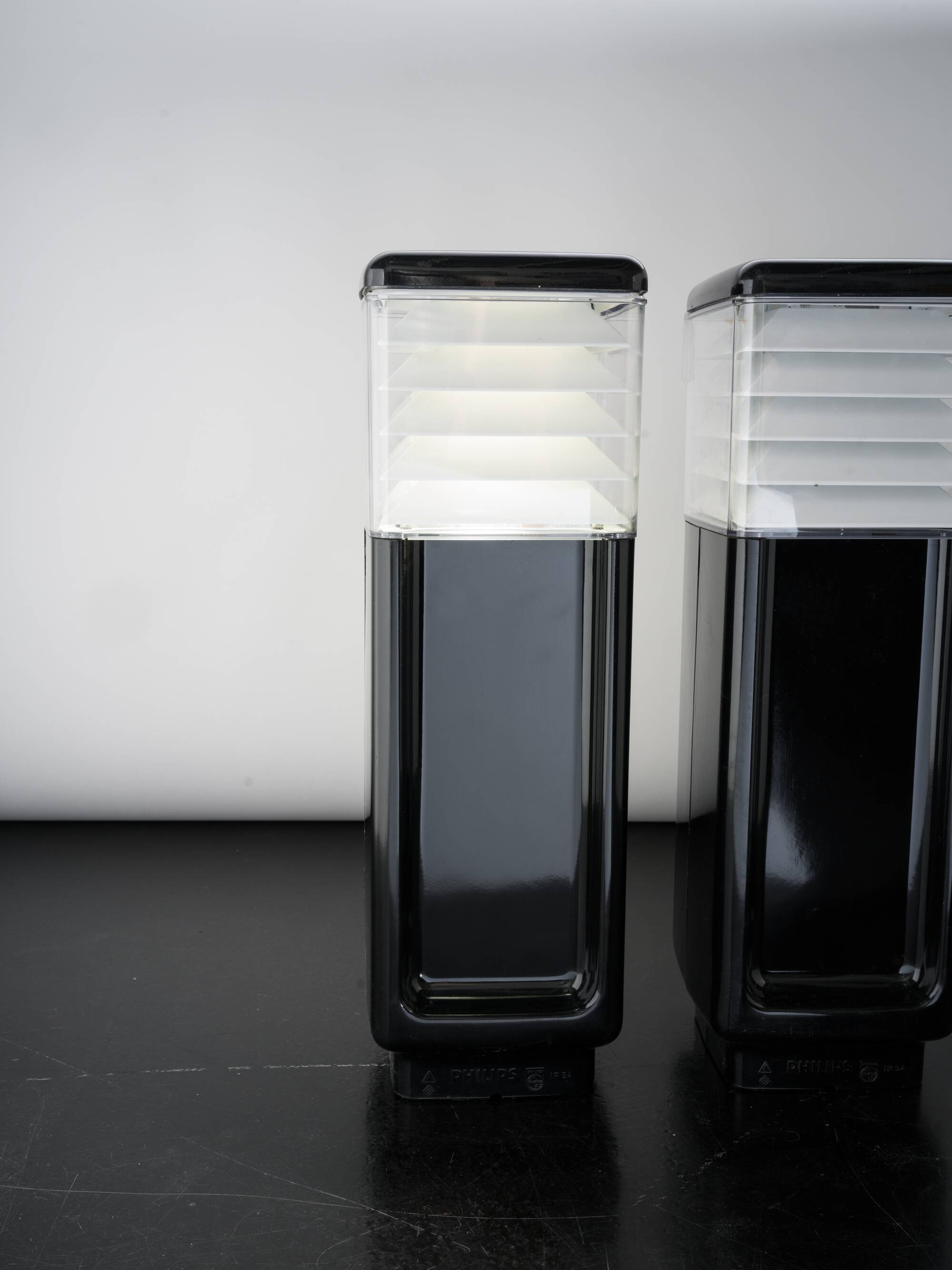 Philips garden column lights,1980s.