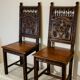 Pair of Breton chairs from the late 19th century.
