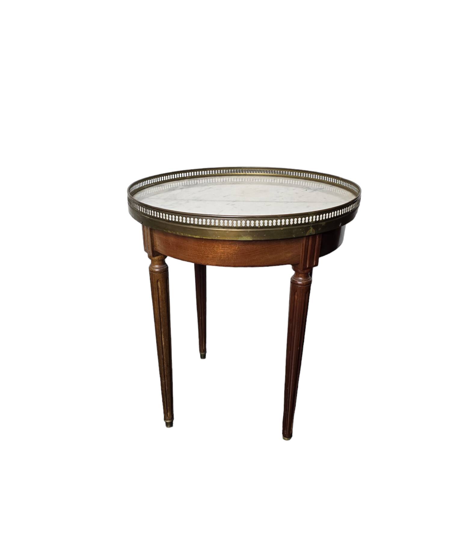 Table bouillotte style Louis XVI en acajou