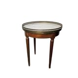 Table bouillotte style Louis XVI en acajou