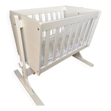White wooden cradle