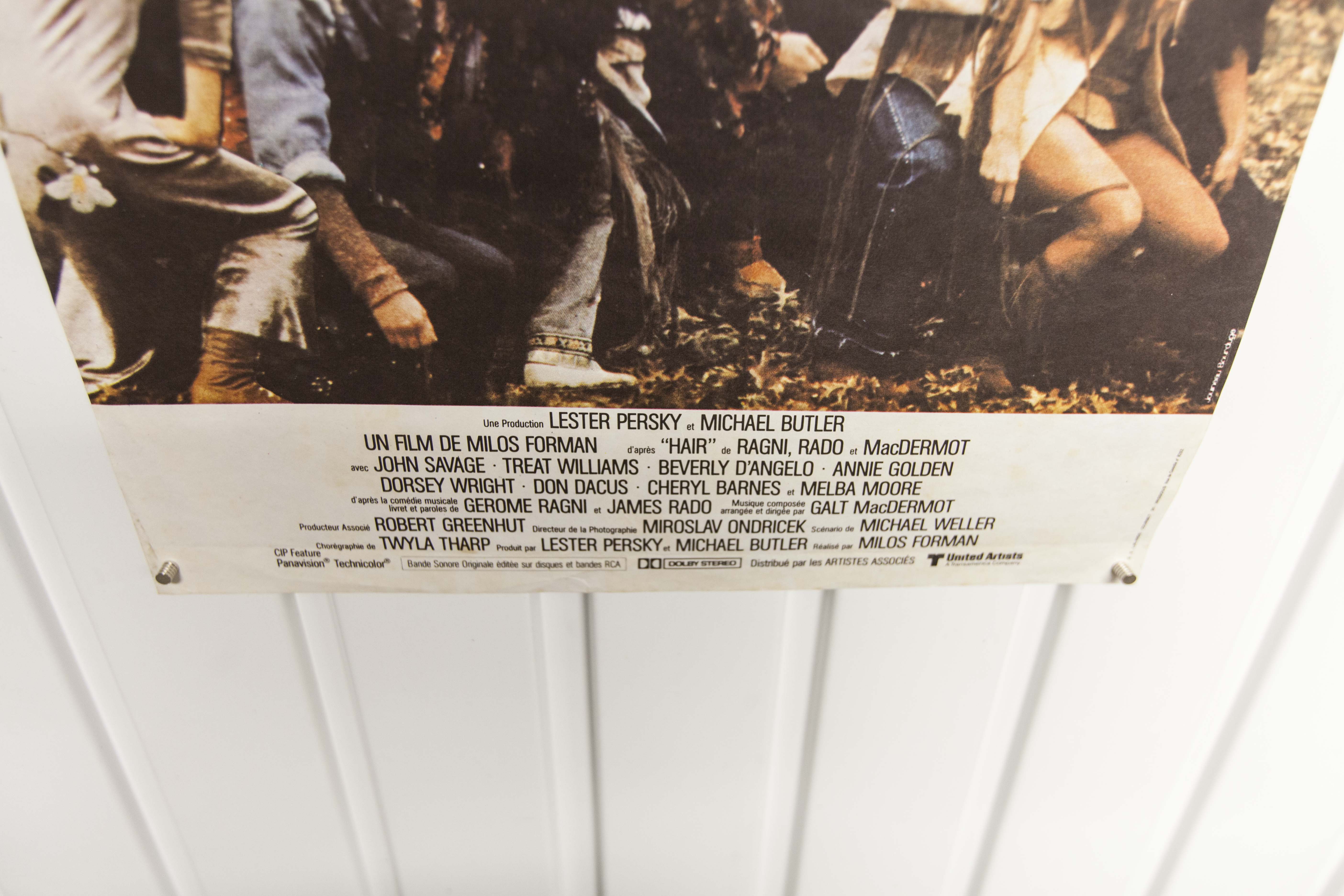 40x60 "Hair" 1979 poster