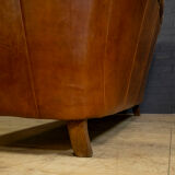 Dutch sheepskin 2-seater sofa