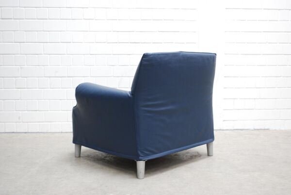 Fauteuil Lazy Working en cuir par Philippe Starck pour Cassina
