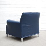 Lazy Working leather armchair by Philippe Starck for Cassina