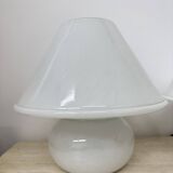 Limburg Glashütte glass table lamp mushroom , 1970’s