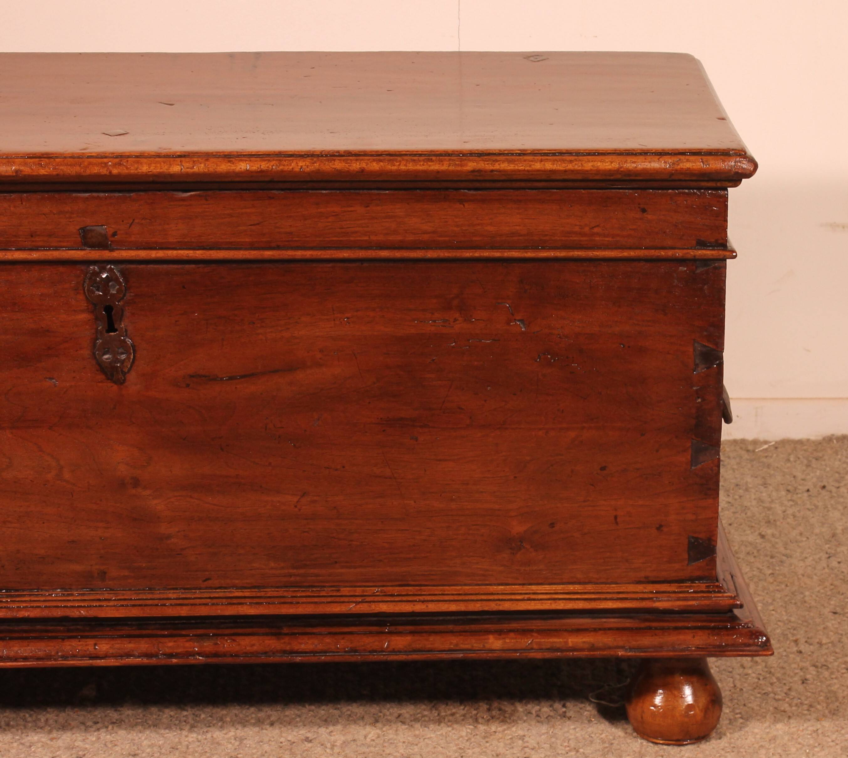 17th Century Spanish Walnut Chest
