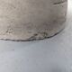 Glass table with cement legs