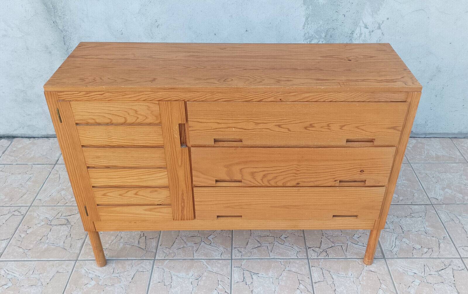 Commode Pierre Gautier-Delaye Weekend in pine 1960