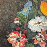 Tableau peinture ancienne nature morte miniature