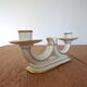 Porcelain candle holder