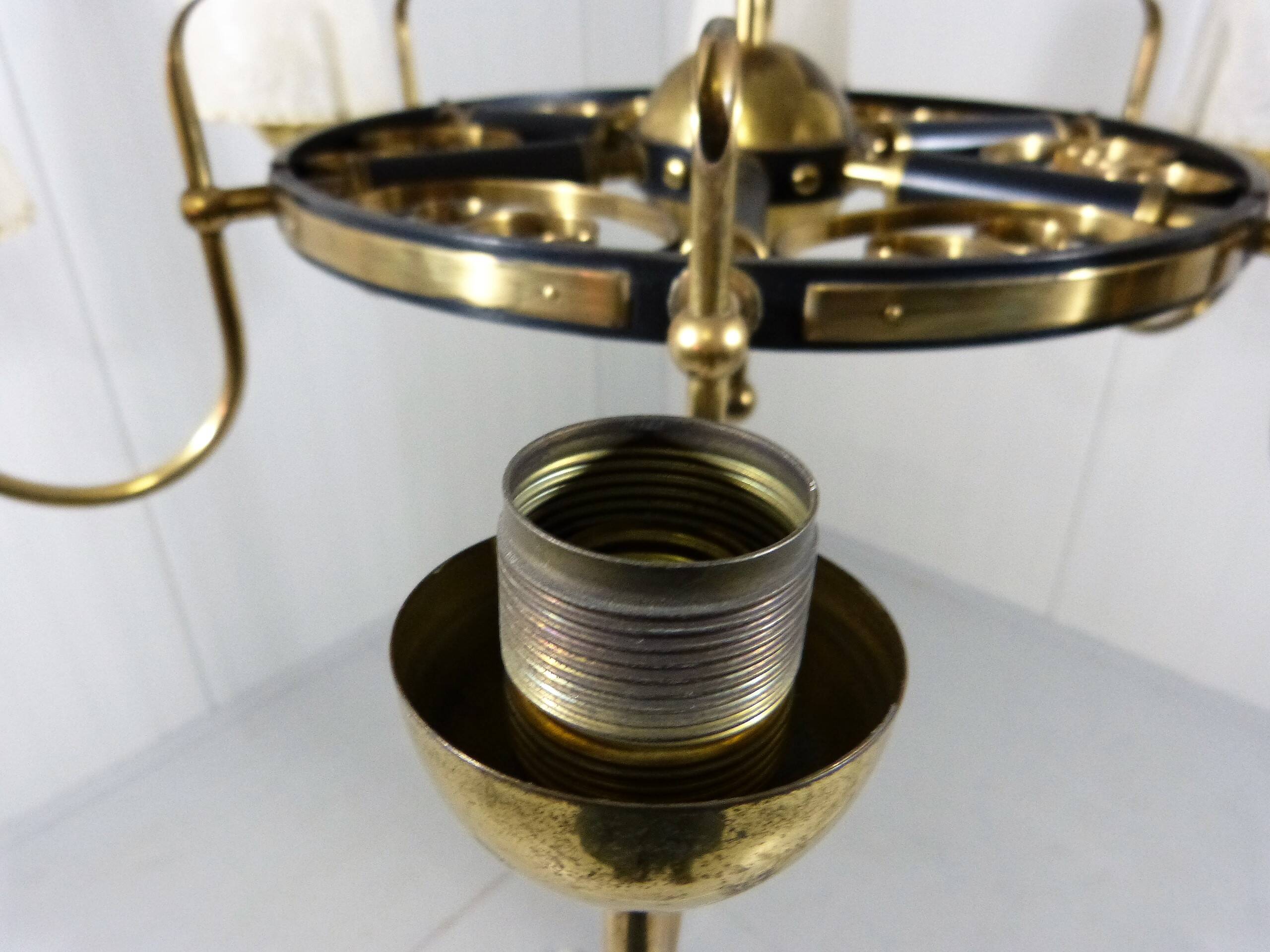 Large brass chandelier Finland 1950’s