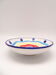 Assiette creuse multicolore en céramique italienne