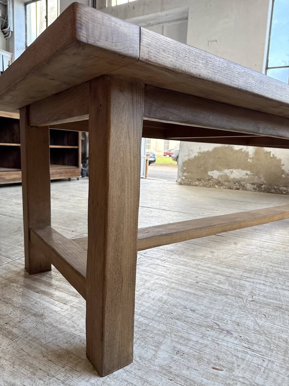 XXL solid oak farmhouse table 3.5m