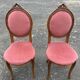 Paire de chaise style Louis XV