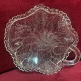 Set of old pressed moulded glass bowls
