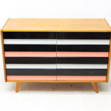 Mid century chest of drawers U-458 by Jiri Jiroutek Czechoslovakia, 1960´s