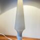 Vintage geometric alabaster stone lamp