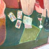 Oil painting "games" XL format 165x133cm