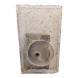 Black stone evier carved in the mass