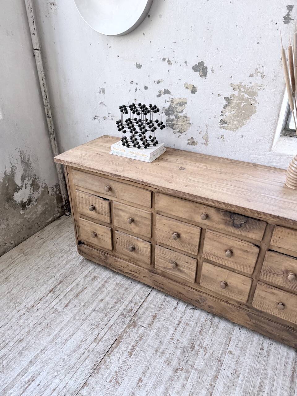 1950s workshop furniture in pine