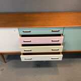 Scandinavian teak enfilade "Ice Cream"