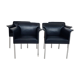 Quatre fauteuils de Matteo Grassi cuir années 1990/2000