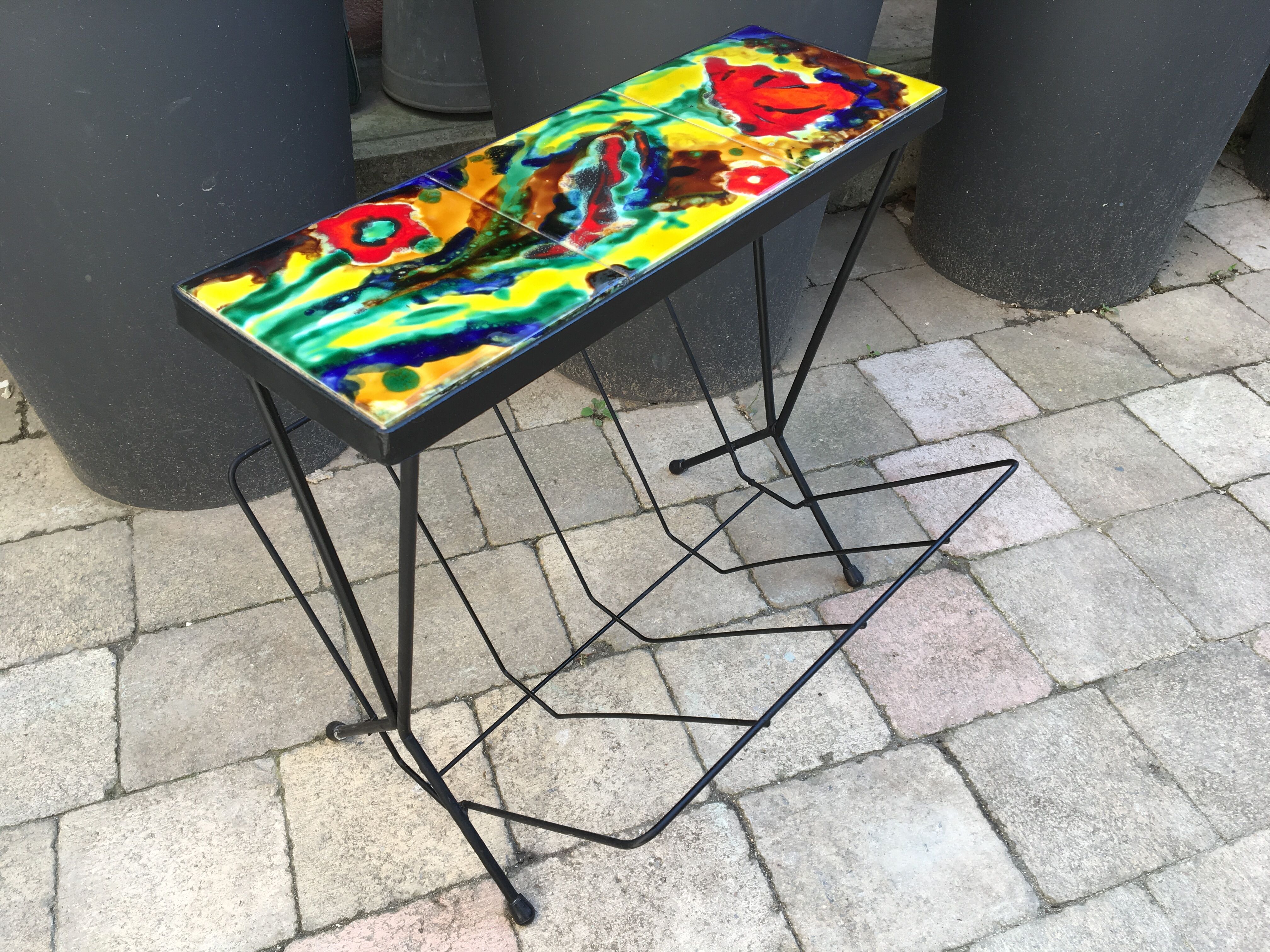 Vintage magazine rack