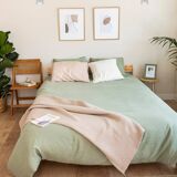 ŠTEFKA - Yugochic vintage lamp from upcycled glass for bedroom