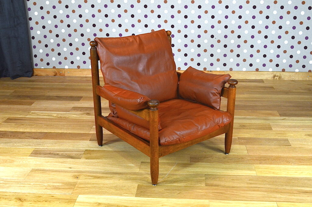 Banquette & fauteuils de style brésilien vintage 1960