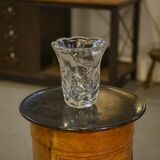 Crystal vase signed Daum Nancy France 1970s