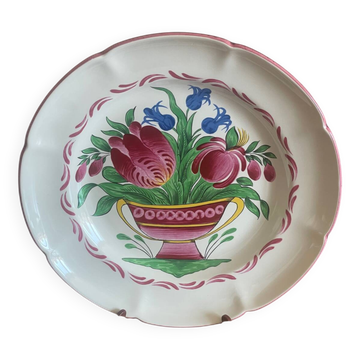 St. Clement flower bouquet plate