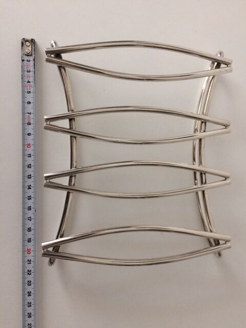 Silver metal modernist table mat