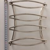 Silver metal modernist table mat