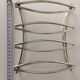 Silver metal modernist table mat