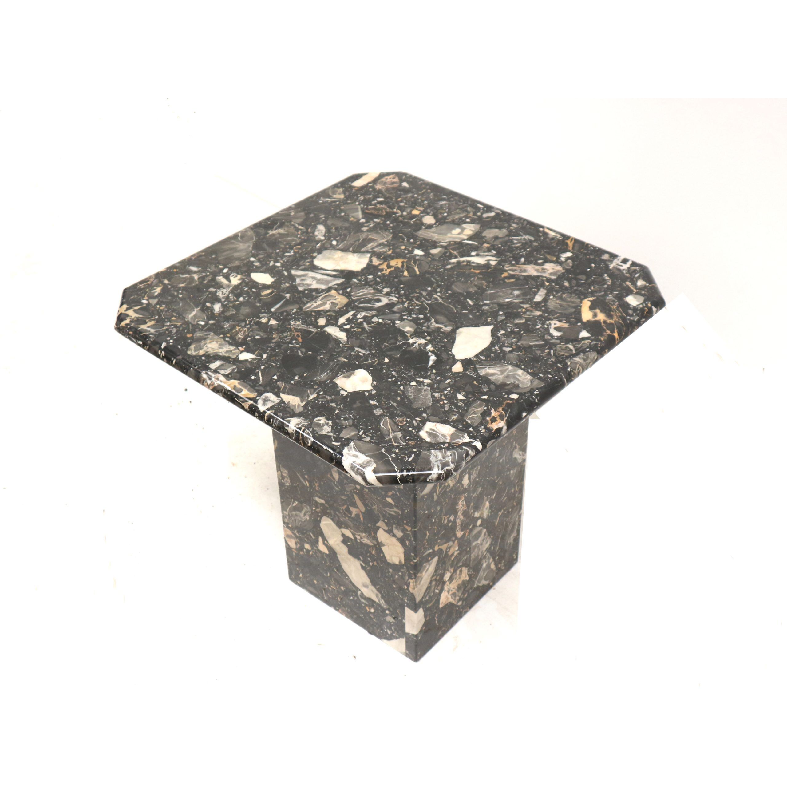 Vintage terrazzo coffee table/side table from the 1970s