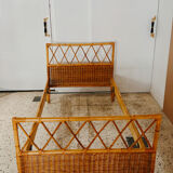 Lit rotin 1 place vintage