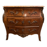 Louis XV style inlaid chest of drawers