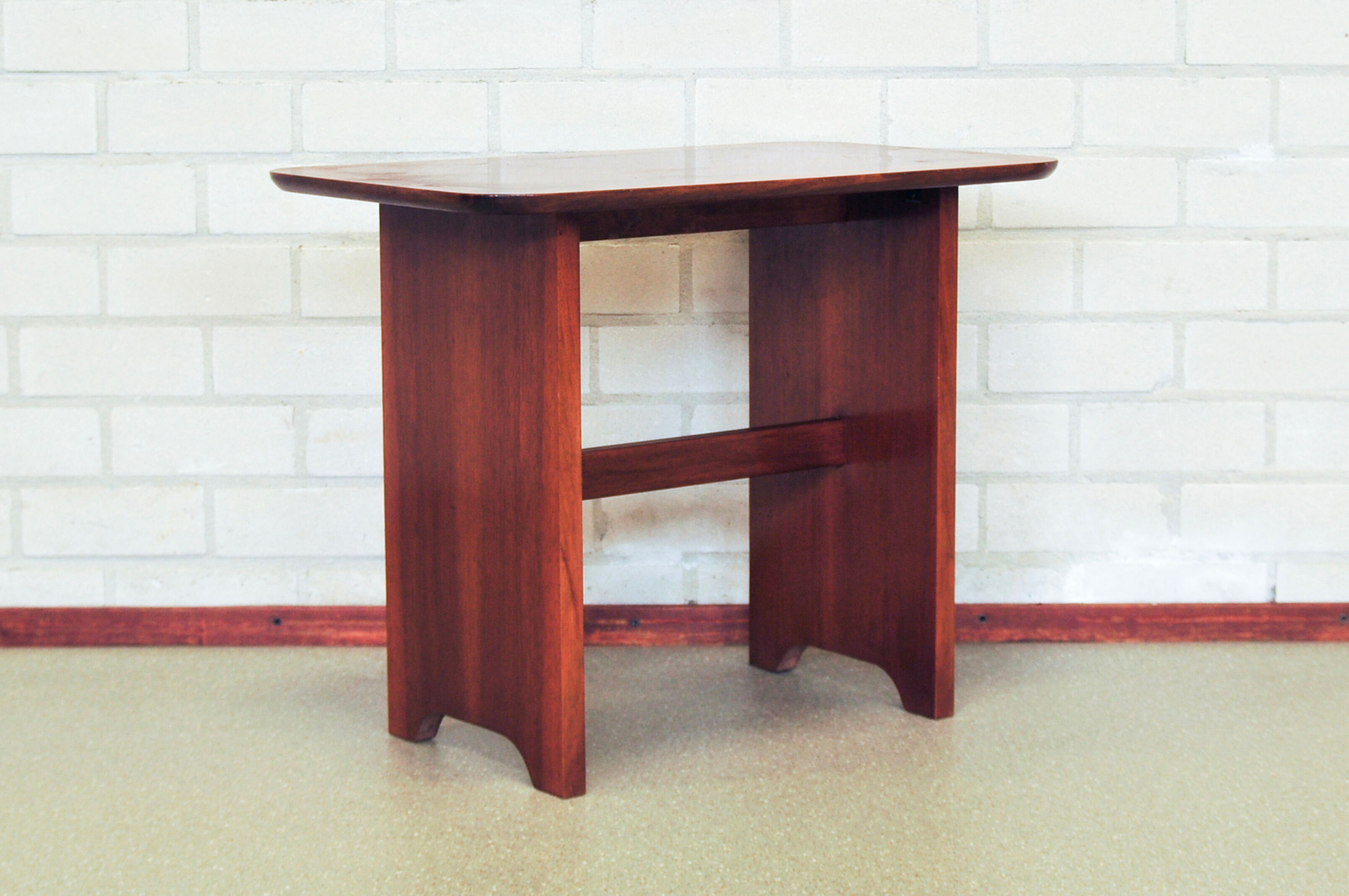 Vintage teak dressing table side table