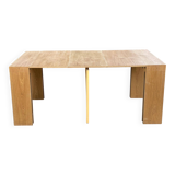 Scandinavian console extendable into a dining table with 3 extensions 180cm
