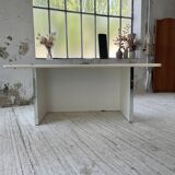 80s lacquered desk and mirror