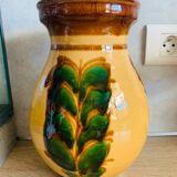 Savoyard vase in glazed ceramic