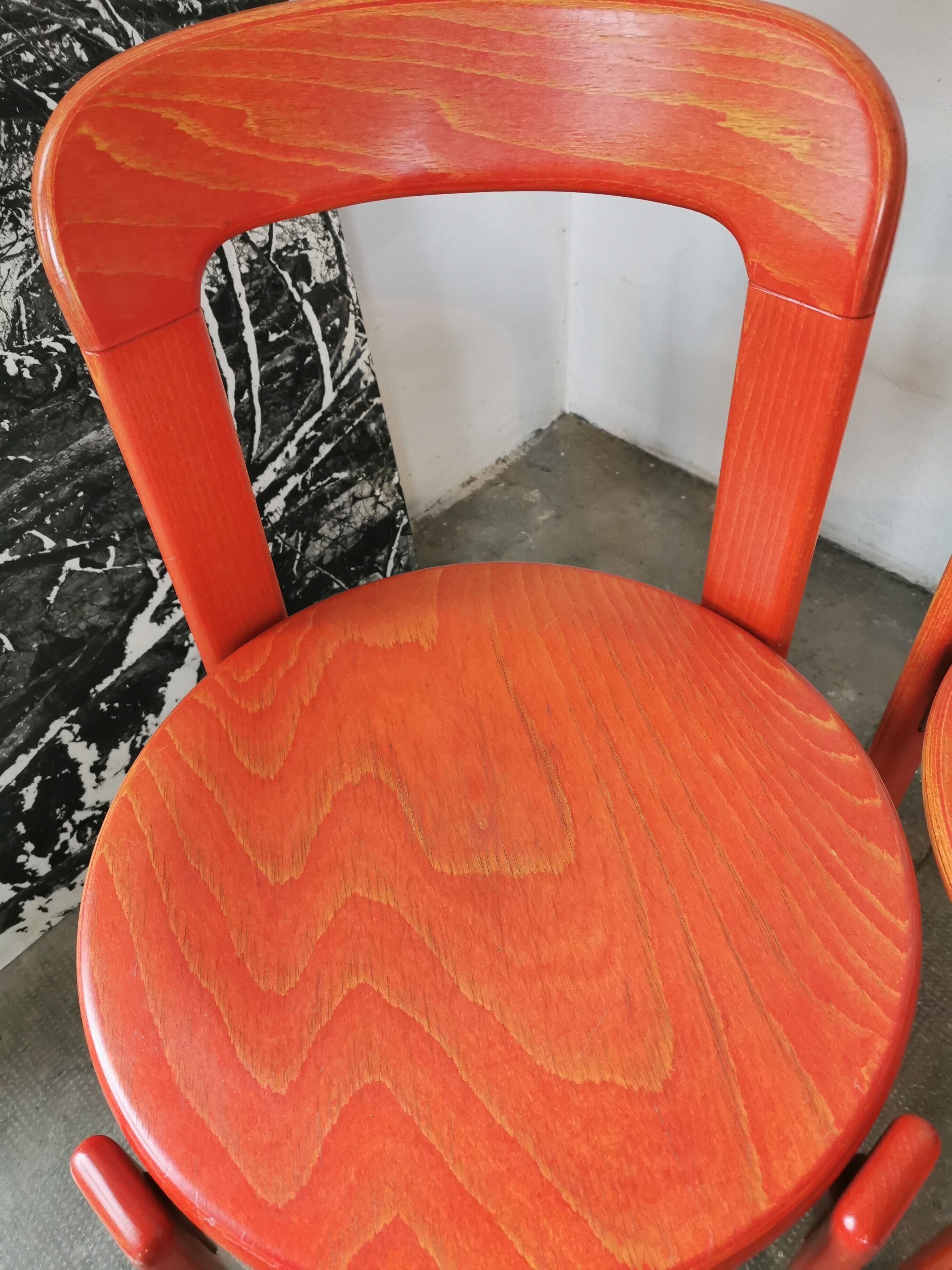 Pair of Rey chairs by Bruno Rey